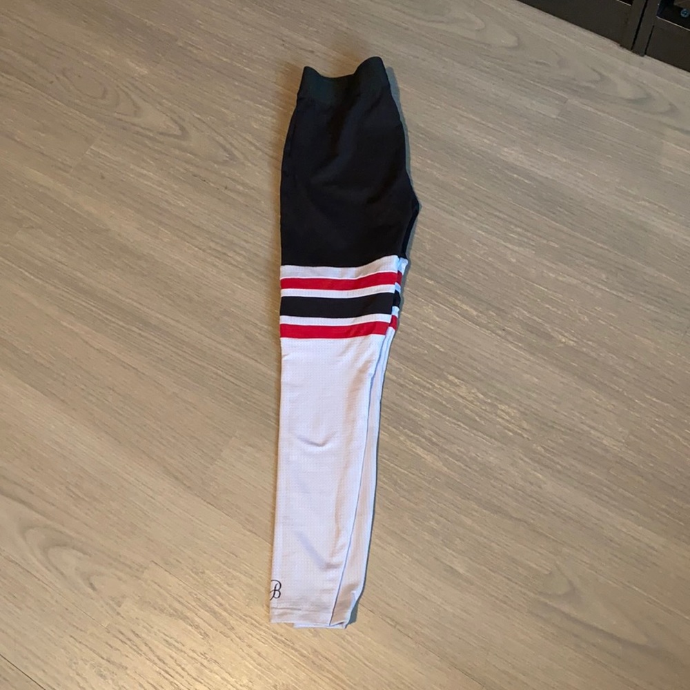 Bombshell thigh high workout leggings